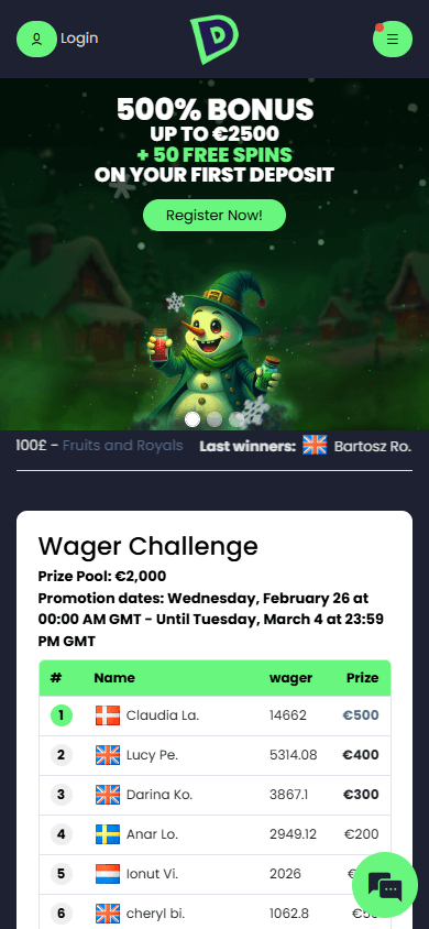 Doctor Spins Casino Mobile screenshot